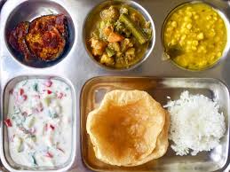 Jamai sosthi special bengali menu. Everyday Meal Plate Bengali Style Begun Bhaja Cholar Dal Shukto Luchi Raita By Archana S Kitchen