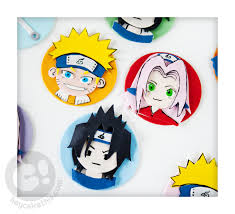Naruto Cupcake Toppers Made Of 2d Handcut Fondant Sugar Naruto Party Ideas Custom Cakes Cake In A Can