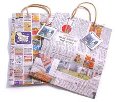 Glue the overlap (only) 3. Secret Diary Of A Fair Trader And The Story Of The Recycled Indian Newspaper Bags The Fair Trade Store Blog