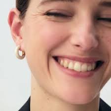 Boucles d'oreilles femme créoles agatha léo acier doré 02370117-094-tu