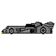 Sticker Voiture Chauve Souris Pixel Art Graphic Card Pixel