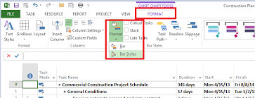 adding complete to milestones in the gantt chart project