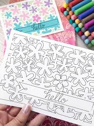 Draw Coloring Pages And Cards With Your Cricut 100 Directions Cricut Coloring Pages Cricut Projects