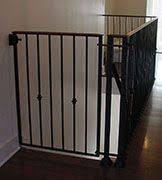 Perpetua Iron Gates Baby Gate For Stairs Metal Stair Railing Iron Stair Railing