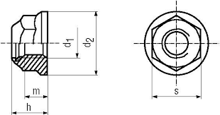 din nuts dimensions nut specifications weight chart