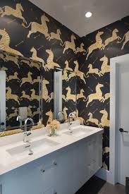 They tend to be smaller rooms in your home, and there aren't a lot of other furnishings and finishes that would compete with the color or. 15 Beautiful Reasons To Wallpaper Your Bathroom Hgtv S Decorating Design Blog Hgtv