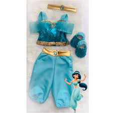 Princess Jasmine Inspired Set Shoes Sold Seperately Etsy In 2021 Disney Princess Babies Baby Girl Clothes Girl Outfits