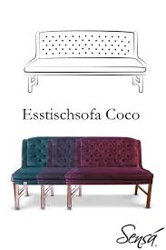 Klassisch Wohnen Wird Mit Coco Zum Kinderspiel Die Chesterfield Optik Verleiht Dem Kuchensofa Einen Zeitlosen Charakter Esstischsofa Kuchen Sofa Kuchensofa