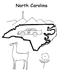 Here we offer a series of united states coloring pages that feature information about the states. North Carolina State Outline Coloring Page Nc State Coloring Pages Nc State University