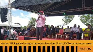 This is after he threw his tanga tanga teammate under the bus as far as the building bridges initiative (bbi) is concerned fueling anxiety within the dp's camp. Mathira Mp Rigathi Gachagua Hits Out At President Uhuru Dci Over His Recent Arrest Youtube