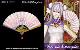 XPS+MMD-RE UP) Item Download-Chinese style fan by Vera-White on DeviantArt