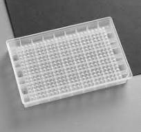 384 well Square 58 µl well U bottom PP storage plate ...