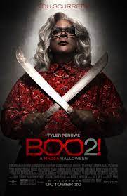 Madea winds up in the middle of mayhem when she spends a haunted halloween fending off killers, paranormal poltergeists, ghosts, ghouls and zombies while keeping a watchful eye on a group of misbehaving teens. Boo 2 A Madea Halloween Film 2017 Filmstarts De