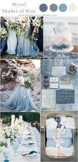 Romantic Mixed Shades Of Blue Beach Wedding Color Ideas Weddings Weddingcolors Blue Blueweddi Wedding Themes Winter Blue Beach Wedding Beach Wedding Colors