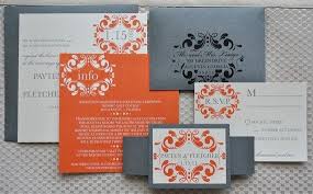 Oooooh Orange And Pewter Invitations Modcloth Wedding Inviteinspiration Fun Wedding Invitations Orange Wedding Invitations Silver Wedding Invitations