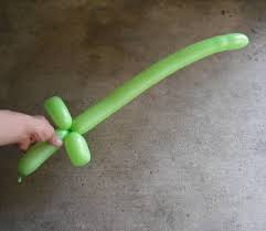 How To Make A Basic Balloon Sword Balloon Sword Balloon Animals Knight Birthday Party