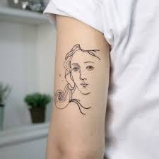 Aphrodite Birth Of Venus Tattoo 