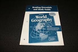 Why do new ideas often spark change? Glencoe World Geography Boehm Reading Essentials Study Guide Student Workbook Ebay