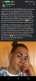 Missing Person in Kensington Area