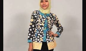 Pin Di Model Batik Modern Terbaru