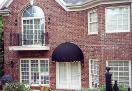 Navy Sunbrella Dome Awning Over French Doors Awning Over Door Door Awnings French Doors