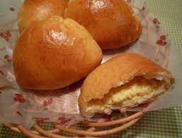 奶香濃郁的香草cream面包 food hamburger bun bread