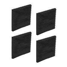 You cannot cover up the air ducts up for the sake of the people. Air Jade 4 Pack Rubber Anti Vibration Pads Heavy Duty All Rubber Vibration Isolation Mats For Hvac Washers Compressors Treadmills Air Conditioner Units 4 X 4 X 3 8 Amazon Com