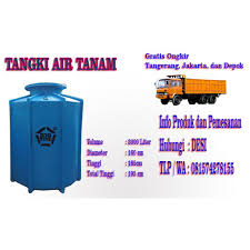 Tangki yang terbuat dari bahan plastik pe. Jual Tangki Air Tanam Ground Tank Kap 3000 Liter Shopee Indonesia