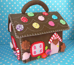 Felt Gingerbread House Felt House Felt Christmas Gingerbread
