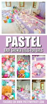 On another level, they tend to be highly orchestrated, with choreographed activities and carefully matched baby shower decorations, supplies, and favors in pink or blue to enhance the baby shower. Pretty Pastel Baby Shower Pretty My Party Party Ideas