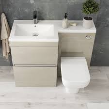 pemberton gold l shape 2 drawer basin
