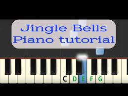 Easy Piano Tutorial Jingle Bells Piano Tutorial Piano Piano Music Lessons
