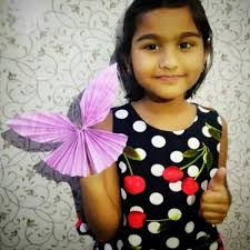 Paper crafts by our kids....Naitik, Ahaana, Harshita & Ayush...!! Keep it  up & Keep trying..👍👍