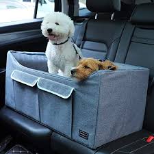 Petsfit Dog Car Seat For Medium Dog Up To 45 Pounds Large Dog Car Seat Best Offer Petsep Com In 2020 Dog Car Booster Seat Dog Car Seats Dog Car