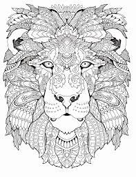 Are there lions in your den? Colored Lion Coloring Pages For Adults Anastasia Bogo