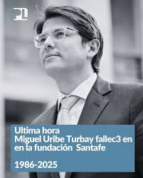 Desde Prensa libre Colombia lamentamos el fallecimiento del senador Miguel  Uribe Turbay. Acompañamos con respeto a su familia, amigos y seres queridos  en este momento de inmenso dolor. Rechazamos todo acto de