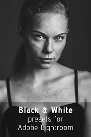 Adobe Lightroom Logo Black And White Black White Presets For Lightroom Lightroom Black And White Presets