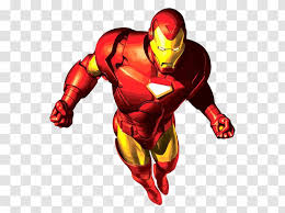 Iron Man Cartoon Superhero Clip Art The Flying Transparent Png
