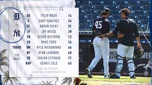 The official site of minor league baseball web site includes features, news, rosters, statistics, schedules, teams, live game radio broadcasts, and video clips. New York Yankees On Twitter Cole On The Bump In Tampa Today Today S Game Is Scheduled To Go 7 Innings Pursuant To Mlb Rules