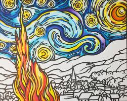 Subtitlesenglish, spanish, polish and 16 more. Create The Starry Night By Vincent Van Gogh