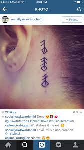 pin by kimaya duren on tattoos and piercings behind ear tattoo tattoos and piercings ear tattoo