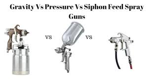 Spray Guns Gravity Vs Siphon Vs Pressure Spray Guns Youtube