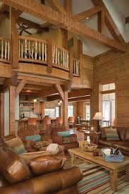 15 Examples Of Wonderful Rustic Home Interior Designs World Inside Pictures Log Cabin Interior Log Homes House