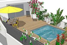 Mini Jardin Mini Piscine A Marseille Lejardindeclaire Mini Piscine Mini Jardins Deco Petit Jardin