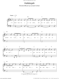 Piano solo arrangement of the leonard cohen classic, hallelujah. Wainwright Hallelujah Sheet Music For Piano Solo Pdf
