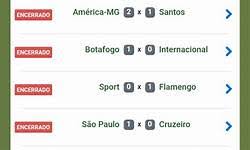 placar exato dos jogos de hoje do brasileirão