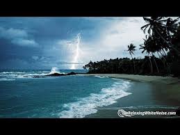 Rain Sounds Ocean Waves And Distant Thunders 4k Ultra Hd Relaxing Sleep Sound Youtube Ocean Sounds Ocean Ocean Waves