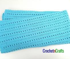 Hand embroidery sets & kits. Double Crochet And Cross Stitch Baby Blanket Crochetncrafts
