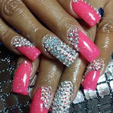 Fantasynails On Instagram Pinknails Rialto Sanbernardino Riverside Fontana Sinaloa Swarovski Swarovskinails Swarovski Nails Pink Nails Sinaloa Nails
