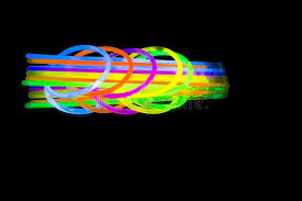 Logo categories rounded blue glowing outline neon recommended. Colorful Fluorescent Light Neon Glow Stick Bracelet Strap Wristband And Tubes On Mirror Reflection Black Background Stock Photo Image Of Abstract Disco 131873060